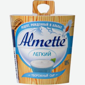 Сыр творожный Альметте Легкий 18% Хохланд Руссланд п/б, 150 г