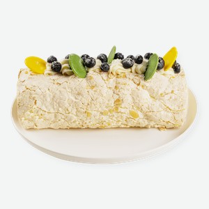 Торт воздушный Меренговый рулет с малиной СП ТАБРИС кор в магазине ...