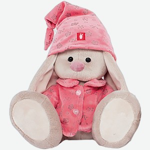 Мягкая игрушка 18 см Будибаса зайка ми в розовой пижаме МПП ООО к/у, 1 шт