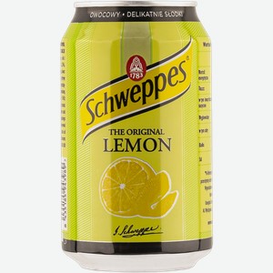 Напиток Швепс лимон Оранжина Швепс ж/б, 0,33 л
