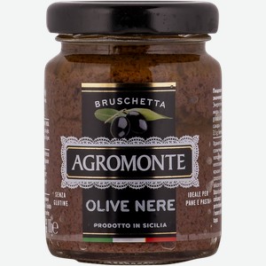 Паста для брускетты Агромонте из Сицилии из маслин Монтероссо с/б, 100 г