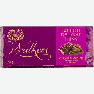 Шоколад молочный Волкерс рахат-лукум роза Волкерс кор, 135 г