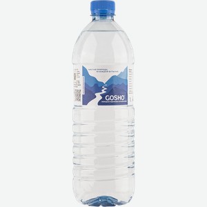 Вода негаз рн 7,3 Гошо Природная питьевая Ватерлок п/б, 1 л