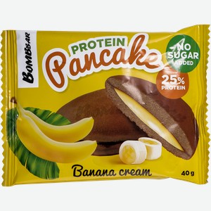 Панкейк протеиновый Бомббар Банановый крем Фитнес Фуд м/у, 40 г