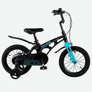 Велосипед детский Maxiscoo Cosmic стандарт плюс 14 дюймов черный аметист