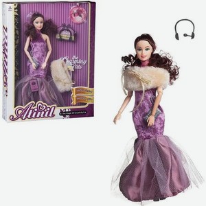 Кукла JUNFA TOYS Atinil Виновница торжества в платье с накидкой и аксессуарами 28 см