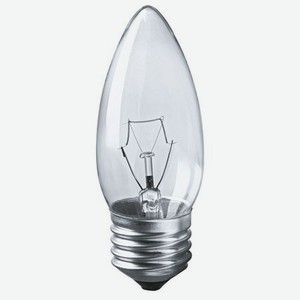 Лампа накаливания Navigator свеча прозрачная 40Вт цоколь E27