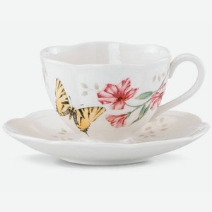 Чашка с блюдцем Lenox чашка чайная с блюдцем 240 мл бабочки на лугу (LEN812105)
