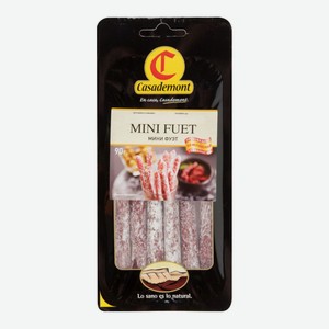 Колбаски сыровяленые Casademont Mini Fuet, 90 г