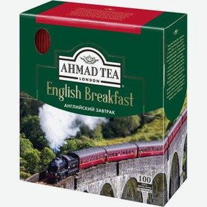 Чай черный Ahmad Tea English Breakfast в пакетиках, 100 шт