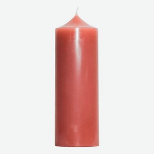 Свеча декоративная гладкая Коралловая: свеча 400г