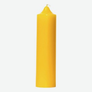 Свеча декоративная гладкая Шафран: свеча 140г