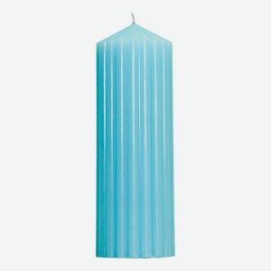 Свеча декоративная фактурная Голубая: свеча 620г