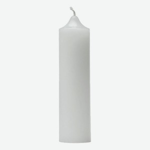 Свеча декоративная гладкая Белая: свеча 140г