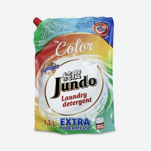 JUNDO Color Гель для стирки цветного белья, концентрированный, автомат, жидкий порошок
