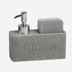 DENEZO Дозатор для моющего средства и мыла с подставкой для губки  Kitchen , кухонный диспенсер