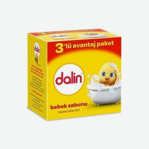 DALIN Детское мыло кусковое гипоаллергенное с первых дней