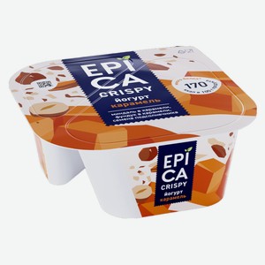 БЗМЖ Йогурт Epica crispy 6,5% кар/сем подсолн/орех140г