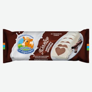 БЗМЖ Мороженое пломбир Кореновка шоколад/ваниль полено 400г
