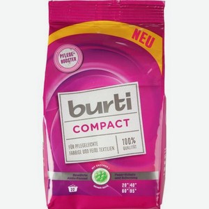 Порошок концентрированный для стирки цветного и тонкого белья «Burti Compact» 1,1 кг