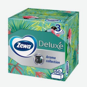 Салфетки Zewa Deluxe Aroma Collection трехслойные 60 шт