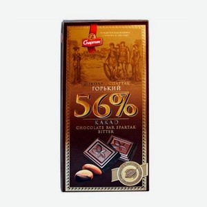 Шоколад Спартак горький 56% 90 г
