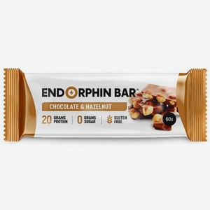 Батончик протеиновый Endorphin Bar Шоколад, фундук 60 г