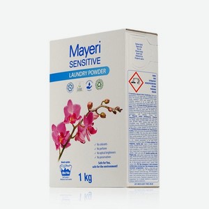Стиральный порошок для белого и цветного белья Mayeri Sensitive 1кг