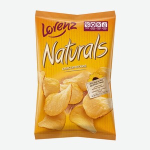 Чипсы картофельные Naturals Классические с солью 100г