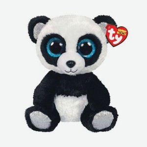 Мягкая игрушка TY Beanie Boo s Панда Bamboo 25 см