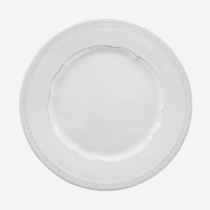 Тарелка обеденная Matceramica Augusta 27 см белый