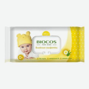 Влажные салфетки Biocos For Kids 100 шт