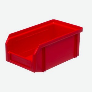 Пластиковый ящик Стелла v-1 (1 литр), красный
