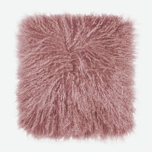 Подушка декоративная Togas нордик меховая розовая 40x40