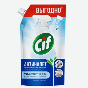 Чистящее средство для ванной Cif Легкость чистоты антиналет, дойпак, 500 мл