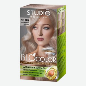 Стойкая краска для волос Biocolor 2*50/15мл: 90.102 Платиновый блондин