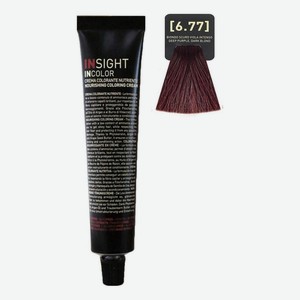 Крем-краска для волос с фитокератином Incolor Crema Colorante 100мл: 6.77 Фиолетовый интенсивный темный блондин