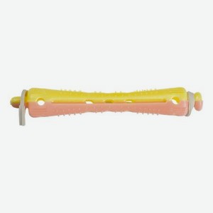 Бигуди-коклюшки для волос d7мм 12шт (желто-розовые): Короткие RWL13