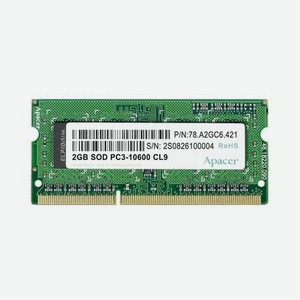 Память оперативная DDR3 Apacer 4Gb 1600MHz (AS04GFA60CATBGC/DS.04G2K.KAM)
