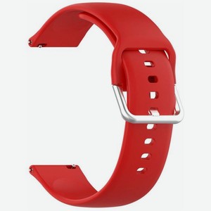 Ремешок Red Line для часов универсальный силиконовый, 20 mm, красный