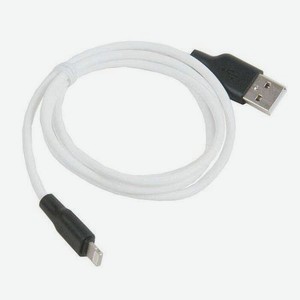Кабель Hoco X21 Silicone USB - Lightning 1m White 6957531071365