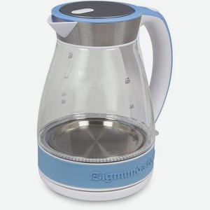 Чайник электрический ZIGMUND & SHTAIN KE-821, 2200Вт, голубой