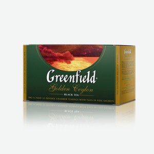 Чай черный Гринфилд Голден Цейлонский, 25*2г