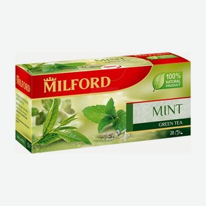 Чай Милфорд зеленый с мятой 20пак