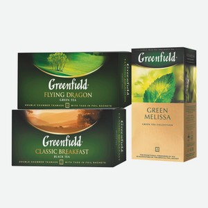 Чай в пакетиках  ГРИНФИЛД  , 25 пакетиков
