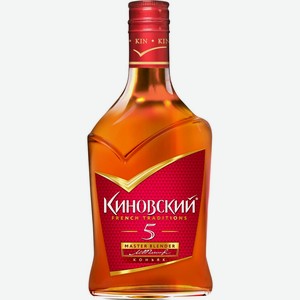 Коньяк КИНОВСКИЙ 5 лет алк.40%, Россия, 0.25 L