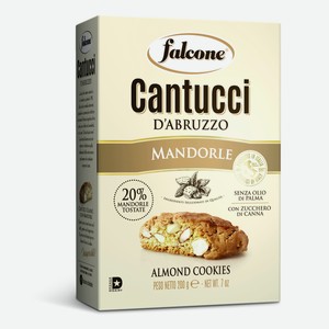Печенье Falcone Cantucci сахарное с миндалем 200 г