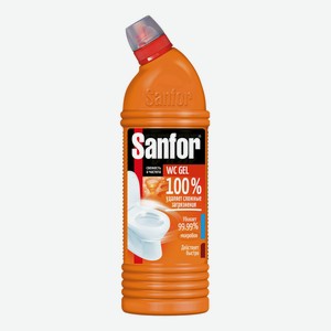 Моющее средство Sanfor Super Power Свежесть и чистота для туалета 1 л