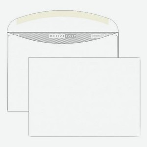 Конверт C5 Officepost 16,2 x 22,9 см белый декстрин 100 шт