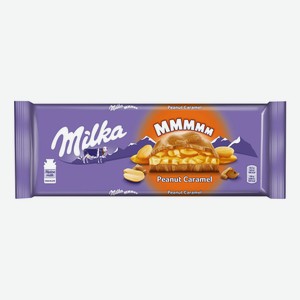 Шоколад Milka Peanut Caramel молочный 276 г